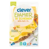 Edam Cheese Slices CLEVER, 45% fat, 400 g