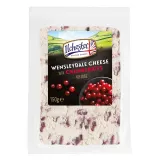 Sūris su spanguolėmis ILCHESTER WENSLEYDALE, 43% rieb., 150 g