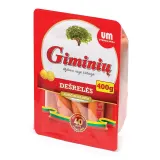 Cooked family sausages UTENOS MĖSA a. r., 400 g
