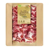 Ekologiška, vytinta kiaulienos sprandinė COPPA nerūš. griežinėliais BILLA BIO, 80 g