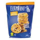 Crackers with black and white sesame seeds ELEPHANT, 180 g