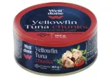 Yellowfin tuna pieces in tomato sauce WELL DONE, 185 g