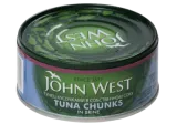 Tuna pieces JOHN WEST in its own juice, 145 g