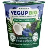 Organic coconut dessert, VEGUP BIO, with blueberries and black currants, 140 g