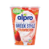 Alpro fermented soy product with calcium and vitamins, strawberry flavor, 400 g