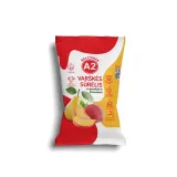 Cottage cheese curd without lactose from A2 milk with peaches and pears, 7.2% fat, 100 g
