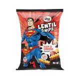 Red lentil chips ham and cheese flavor OHO! SUPERMAN, 90 g