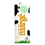 Молоко без лактозы MARGĖ 3,2% жирности, 1 л
