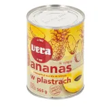 Canned pineapple slices VERA, 565 g