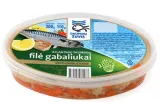 Fried Atlantic mackerel fillet pieces in jelly, 300 g