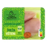 Fresh chicken broiler fillet raised without antibiotics, 500 g