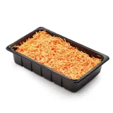 Carrot salad with garlic and mayonnaise