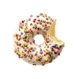 Donut CRUSHED CANDY WHITE, 55 g
