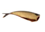 Hot smoked Atlantic mackerel without heads, 1 kg