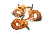 Hot smoked Atlantic salmon bellies, 1 kg