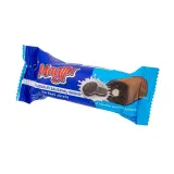 Glazed curd snack with cookie flavor filling, coated with milk chocolate MAGIJA, 22.6%, 45 g
