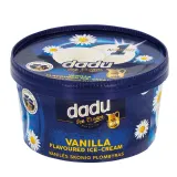 Vanilla flavor ice cream DADU, 800 ml