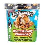 Karameliniai valgomieji ledai BEN&JERRY'S Churros, 465 ml