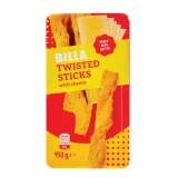 Yeast dough sticks with cheese BILLA, 150 g