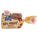 83% rye portioned bread TOSTE, 240 g