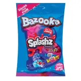Chewy candies BAZOOKA SPLASHZ BERRY BLAST, 120 g