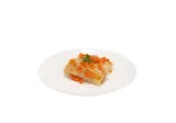 Baked braised cabbage roll, 1 pcs., 150 g