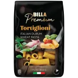 Italian durum wheat pasta TORTIGLIONI BILLA PREMIUM, 500 g
