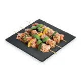 Pork neck shashlik in garlic and coriander marinade