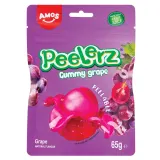 Grape flavored gummy AMOS PEELERZ, 65 g