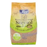 Rudasis cukranendrių cukrus su stevijos saldikliu ALVO, 500 g
