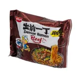 Beef flavor instant noodles NISSIN DEMAE RAMEN, 100 g