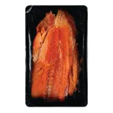 Hot smoked backbones vacuum packed