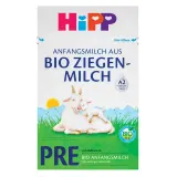 Organic goat milk infant milk formula from birth HiPP PRE, 400 g