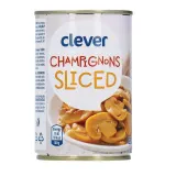 Sliced champignons CLEVER, 314 ml