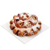 Braid with blackcurrant and choux cream filling, 450 g