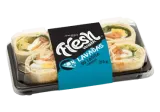 Lavash with smoked salmon and salad, 210 g