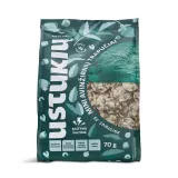 Mini chickpea crackers with spirulina USTUKIŲ MALŪNAS, 70 g
