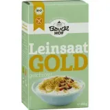 Organic crushed golden flax seeds BAUCK MÜHLE, 200 g