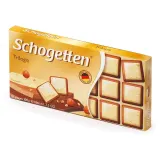 Three-layer chocolate with hazelnuts