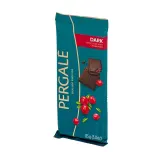 Dark chocolate with cranberry pieces PERGALĖ, 85 g