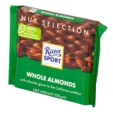Milk chocolate with whole almonds RITTER SPORT NUT SELECTION, 100 g