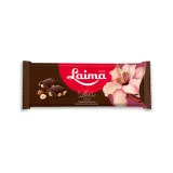 Dark chocolate with whole hazelnuts LAIMA, 190 g