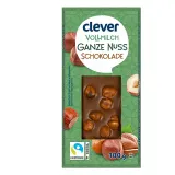 Milk Chocolate with Nuts CLEVER, 100 g