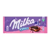 Chocolate MILKA OREO SANDWICH STRAWBERRY, 92 g
