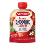 Smoothie drinkable apple and strawberry puree SEMPER, from 6 months, 90 g