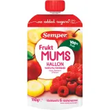 Fruit puree with raspberries from 6 months SEMPER, 110 g