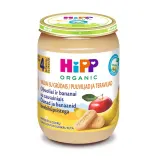 Organic apples and bananas with cookies HIPP BIO, 190 g