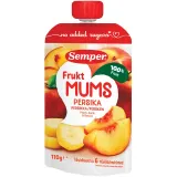 Fruit puree with peaches from 6 months SEMPER, 110 g