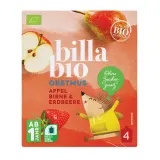 Strawberry and pear puree for children BILLA BIO, 360 g