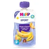 Organic banana, orange, pear and mango puree with rice HIPP, 120 g